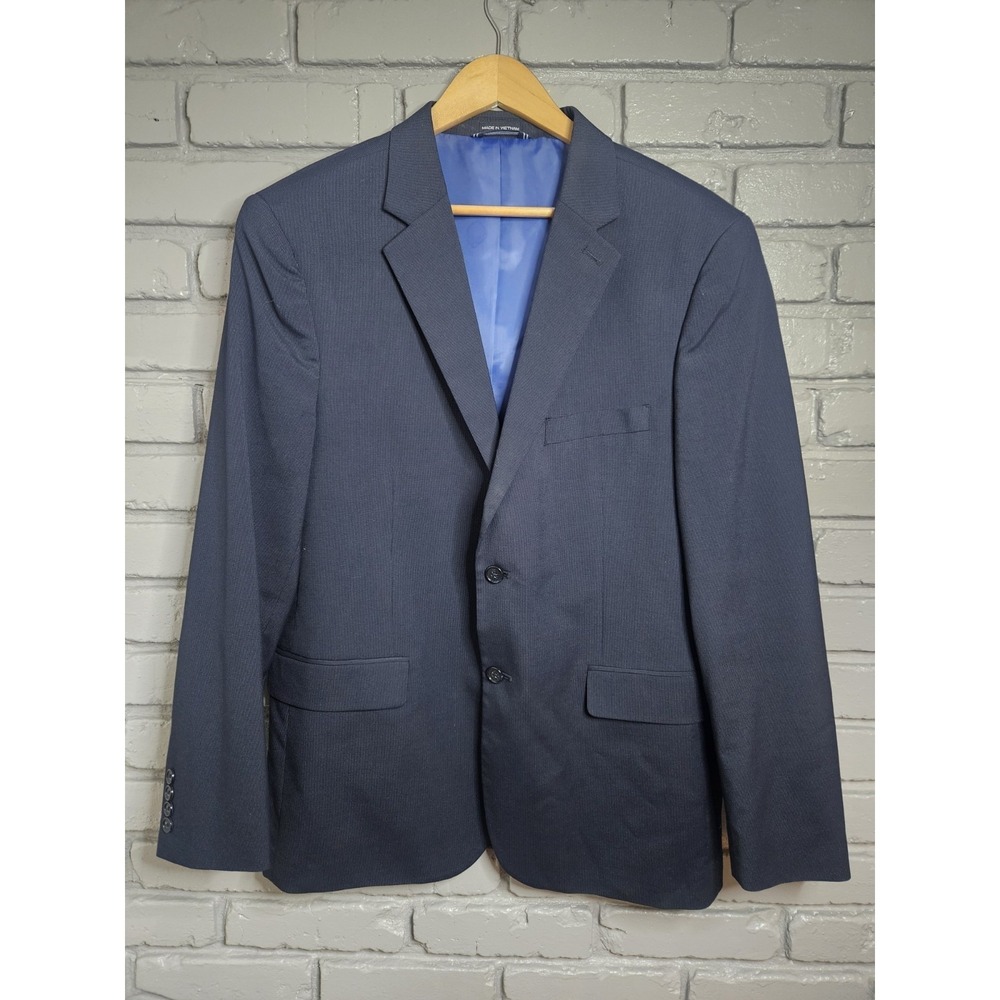 Nautica‎ Men's Blue 2 Piece Suit Jacket size 42R Pants Size 34x28.5